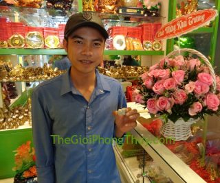 Anh Lại Bảo Quốc - Khách hàng sở hữu Tỳ Hưu đá quý may mắn FS689
