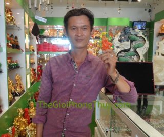 Anh Phạm Đỉnh - Khách hàng sở hữu Tỳ Hưu đá quý may mắn FS689