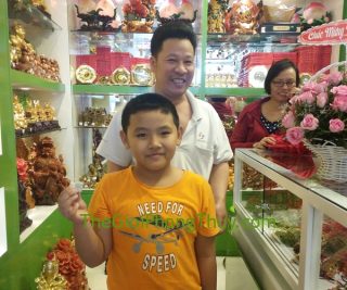 Anh/Chị Trần Lê Xuân Trang - Khách hàng sở hữu Tỳ Hưu đá quý may mắn FS689