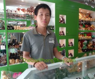 Anh Tân - khách hàng mua chuỗi Tỳ Hưu đá mắt mèo FS026 và chuỗi Tỳ Hưu Phỉ Thúy FS6148