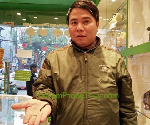 Anh Giáp-Khách hàng mua Tỳ hưu thạch anh hồng vảy rồng 10.5 FS767.