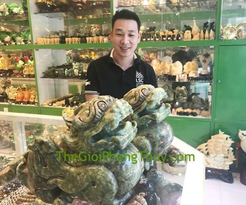 Anh Dũng - Khách mua Tỳ hưu tiêu ngọc xanh huyết khủng FGM159