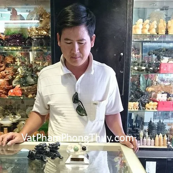Anh Toàn - Khách mua Tỳ hưu thạch anh đen nhỏ H012 và Đĩa thất tinh 7 màu lớn M032