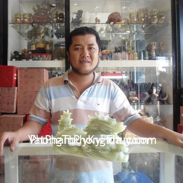 Anh Trường - Khách hàng mua Rồng Cẩm Thạch nằm lớn N076
