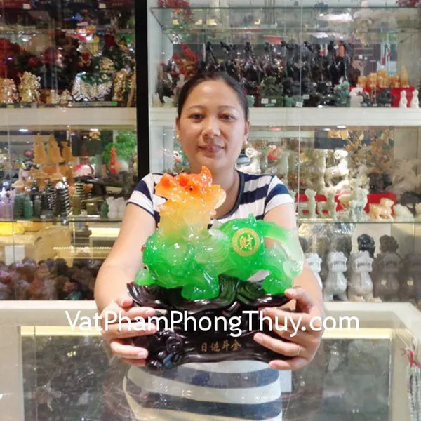 Chị Duyên - khách hàng mua Tỳ hưu xanh H125G