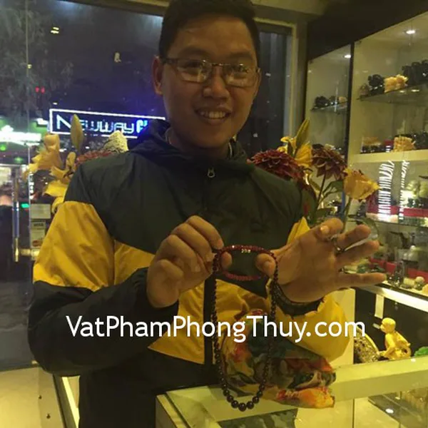 Anh Hiệp -  khách hàng mua vòng tay Ruby và vòng cổ thạch anh tím