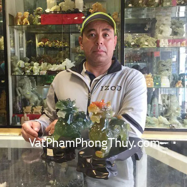 Anh Hiếu - Khách hàng mua cặp Tỳ hưu xanh H143G