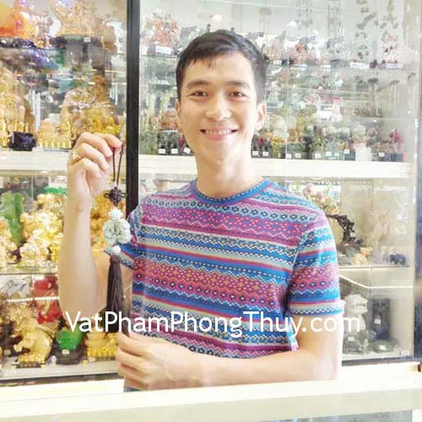 Anh Tuệ - khách hàng mua Dây treo xe cặp Tỳ hưu ngọc Phỉ thúy A S6288