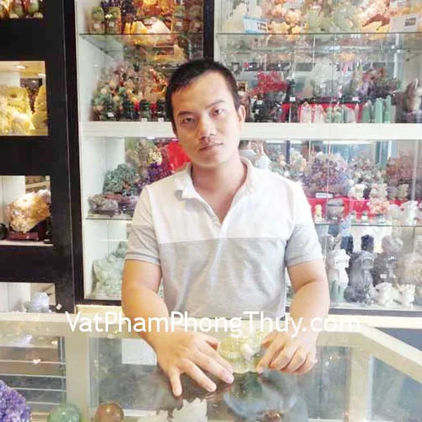 Anh Hưng - khách hàng mua Thiềm thừ Cẩm thạch Tây tạng chuẩn CTT-S