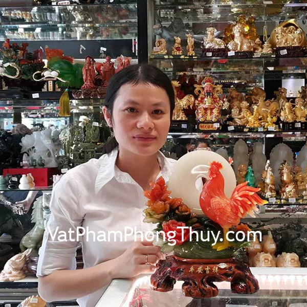 Chị Nhi - khách hàng mua gà ngọc đỏ bên mẫu đơn G058A