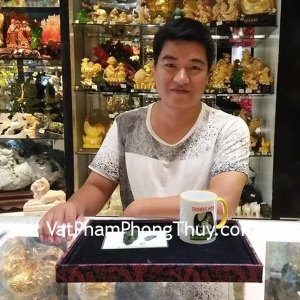Anh Việt- Khách hàng mua Tỳ Hưu Độc Ngọc Hồ Nam lớn THDN-L và Rồng cẩm thạch nằm lớn (N076)