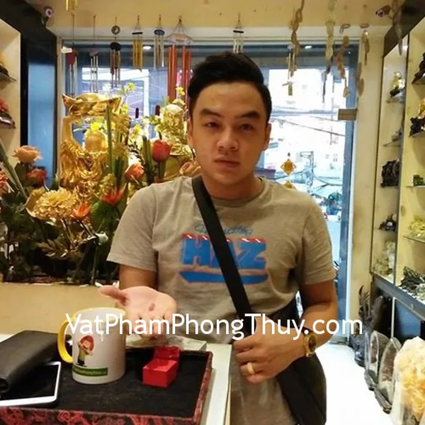 Anh Phước - khách hàng mua mặt tỳ hưu ruby đỏ S6287-280.78