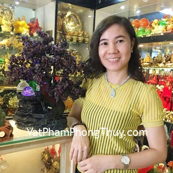 Chị Lành - Khách hàng mua Vòng cổ phỉ thúy xanh S6144 và Chuỗi hạt lựu A Nam Mỹ S6236