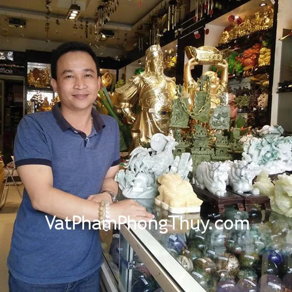 Anh Đạt - khách hàng mua chuỗi thạch anh tóc trắng S6220-2734