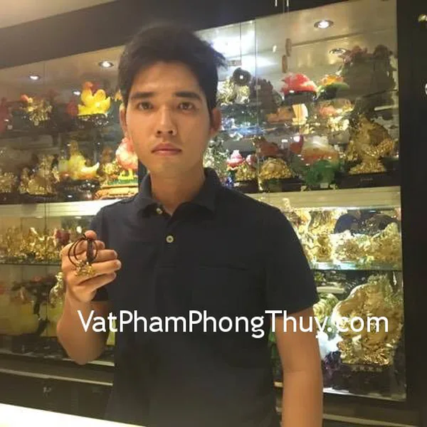 Anh Khánh - khách hàng mua mặt Tỳ hưu vểnh cánh đá mắt mèo S6033