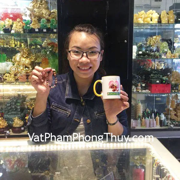 Chị Nhung - Khách hàng mua Chuỗi hồng lục bảo A+++ Nam Mỹ S6233