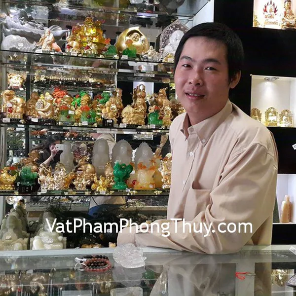 Anh Phúc - khách hàng mua chuỗi mắt mèo S6432, chuỗi thạch anh tóc đỏ S6228-908 và thiềm thừ thạch anh trắng HM167