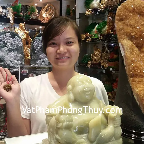 Chị Thanh Mỹ-khách hàng mua mặt hổ phù đá mắt mèo S6073