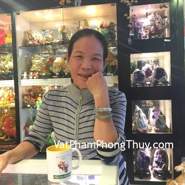 Cô Lệ - khách hàng mua vòng ngọc Myanmar S5160-S5-8760