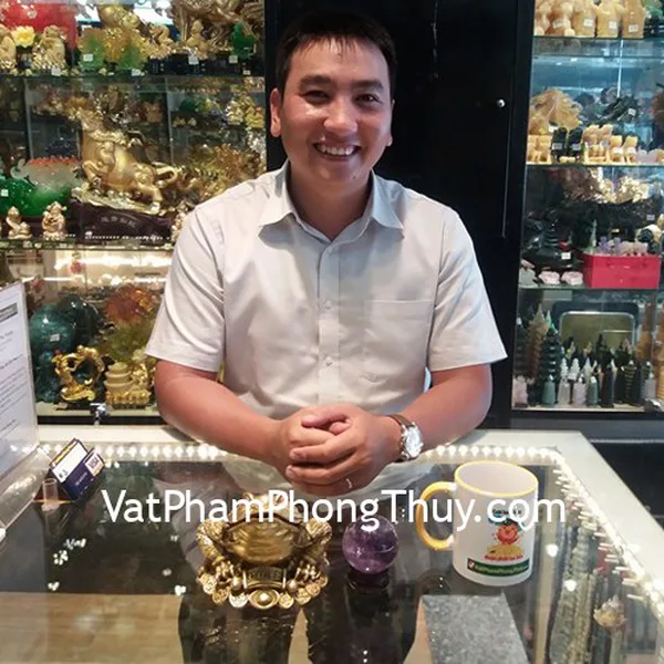 Anh Bình - Khách hàng mua Quả cầu thạch anh tím GM142-1247 và Thiềm thừ đồng lớn D213