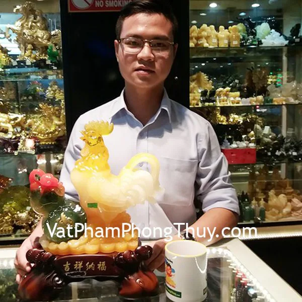 Chú Thảo - Khách  hàng mua Gà ngọc vàng bên hồ lô xanh G055A