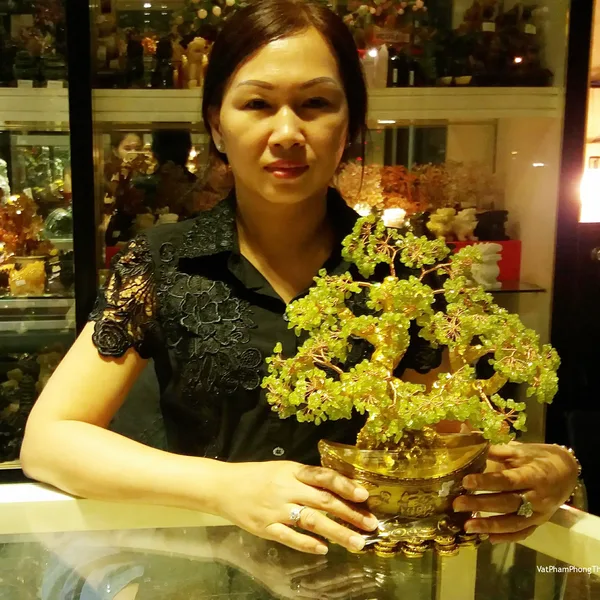 Chị Loan - khách hàng mua Cây tài lộc cẩm lãm KC075