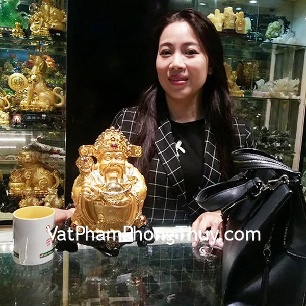 Chị Vân - Khách hàng mua Tượng Thần tài ú ù tài nguyên quãng tiến C142A