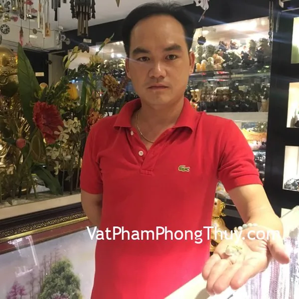 Anh Thuyên - khách hàng mua tỳ hưu ngọc phỉ thúy S5151-S5-1389,chuỗi phỉ thúy ống tròn hạt lựu S6678