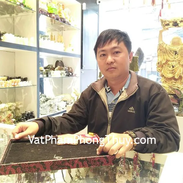 Anh Khôi - khách hàng mua mặt nhện đeo cổ ngọc hoàng long tam thể S769 và Phật bản mệnh đá mắt mèo nhỏ - Mẹo S6484-3