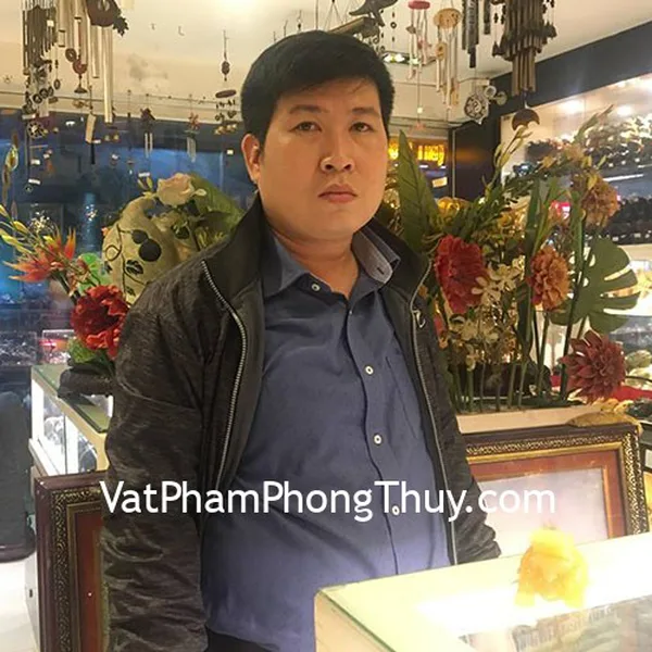 Anh Hải - khách hàng mua long quy đá hoàng long H032, mặt rồng ngọc phỉ thúy S6502