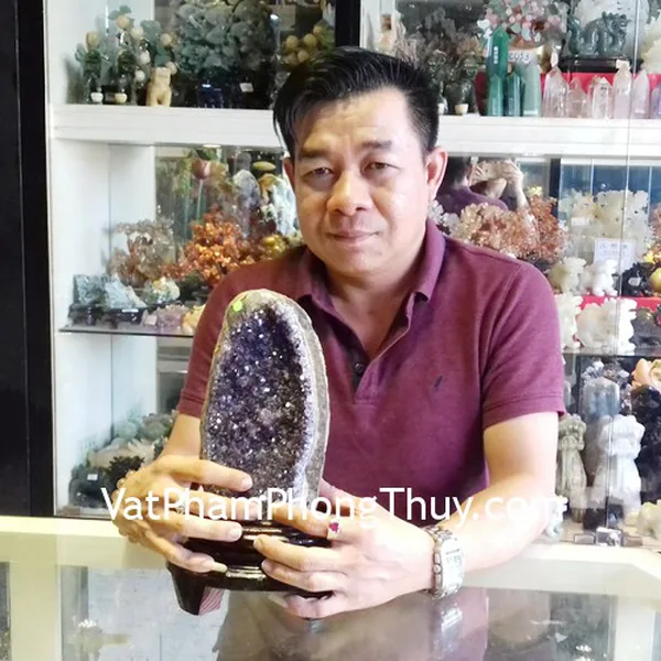Anh Thạnh - khách hàng mua Bông thạch anh tím H097-9608