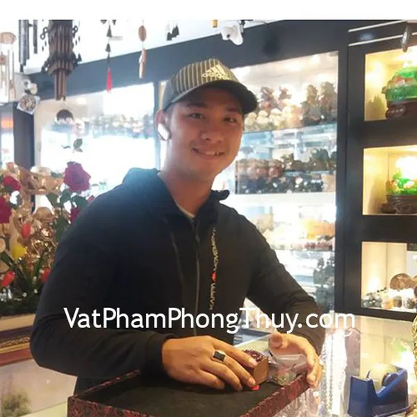 Anh Quý - khách hàng mua mặt phật A Di Đà S1131-11 và chuỗi thạch anh tím S6360-S5-882