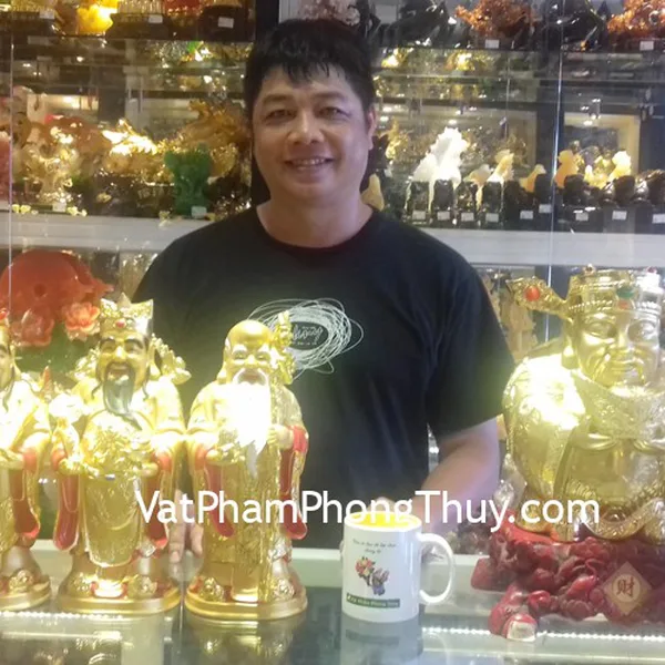 Anh Sơn - khách hàng mua Bộ Phước - Lộc - Thọ H233G, Thần tài vàng Y133