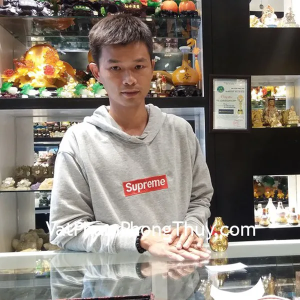 Anh Nhựt - khách hàng mua chuỗi thạch anh tóc đen tuyền S6751-3401, móc khóa tỳ hưu S6018 và hồ lô đồng trung D207