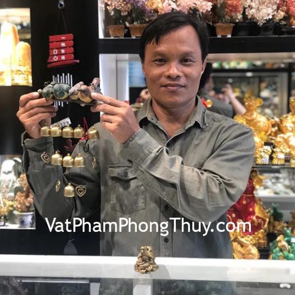 Anh Nhân - khách hàng mua chuông gió khủng CG1225 và rùa đầu rồng cõng con D307