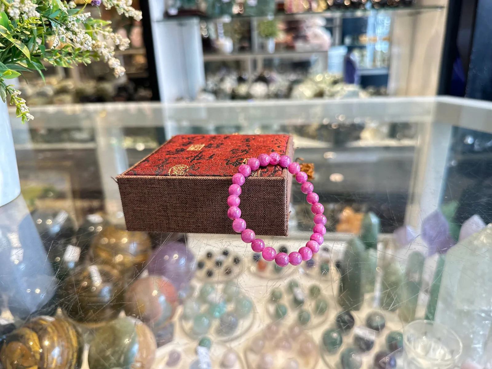 Chuỗi Ruby đỏ A+++ hạt tròn Nam Mỹ (19.3g - 25 bi) S6248-S5-18239