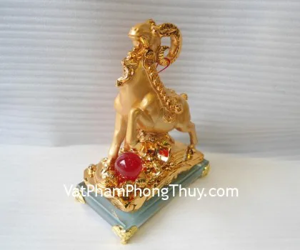 Dê vàng chậu tròn, thủy tinh - thủ lĩnh dương FH055G