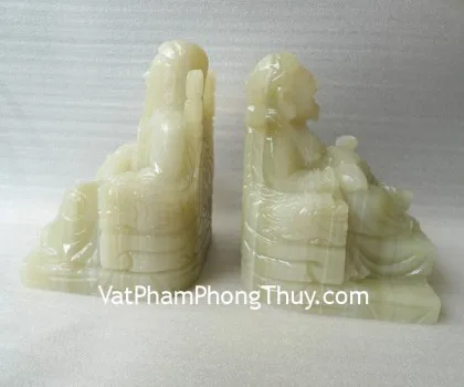 Thần tài thổ địa đá onyx Himalaya nhỏ FTDX3-1