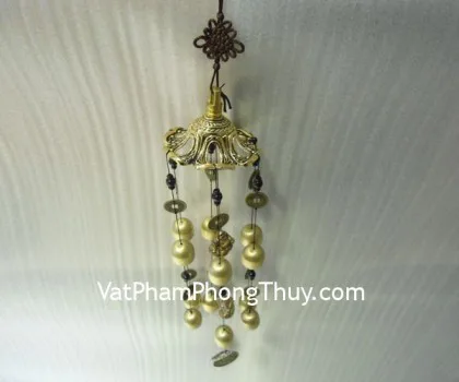 Chuông gió hồ lô- 12 chuông đồng C1219