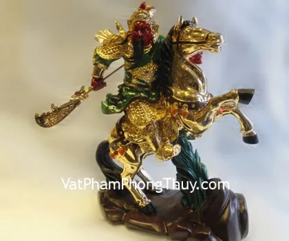 Quan công cưỡi ngựa, xanh- Quan công kiếm FE271