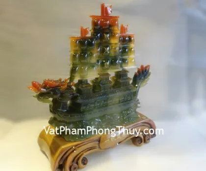 Thuyên xanh, đế gỗ lớn- Nhất phàm phong thuận E204
