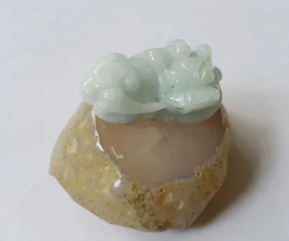 Mặt tỳ hưu phỉ thúy lớn A+++++(25,4gr)(GCN-1682) FS6642-F2-4394
