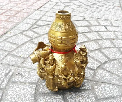 Bát tiên hồ lô đồng lớn 7 tấc D205