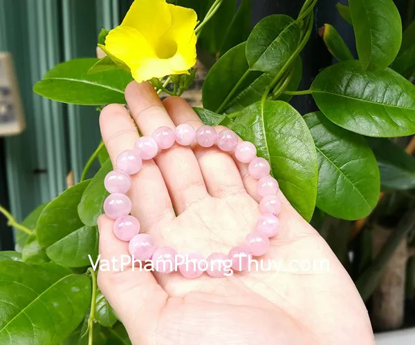 Chuỗi thạch anh dâu hồng phấn A+++++ (24.2g - 20 bi) S6744-S3-1960