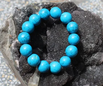 Chuỗi đá ngọc lam Turquoise lớn FS6289