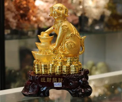 Chó vàng trên đống đỉnh vàng - Chiêu tài tấn bảo FC020A