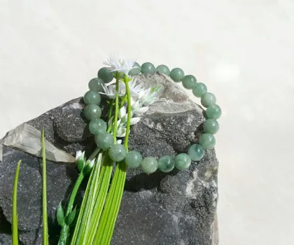 Chuỗi phỉ thúy xanh đậm 8 li S6780
