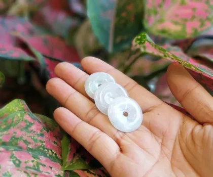 Đồng tiền lam ngọc lớn ba DTLN-3