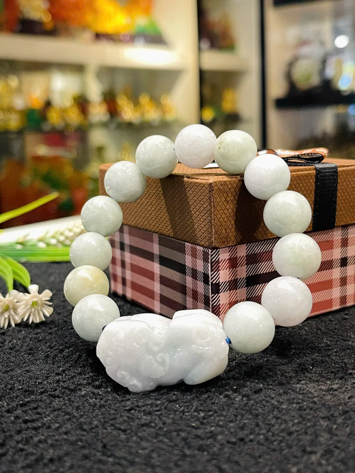 Chuỗi phỉ thúy Tỳ hưu 14 li S6795