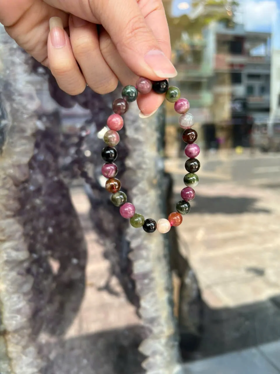 Chuỗi Ruby hồng lục bảo A+++++ (16.7g-24bi) S6769-S4-2806